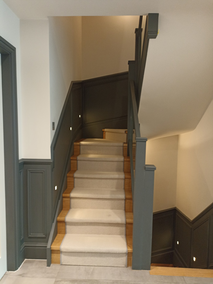 Hallway panelling, dado rail and full decoration - Notting Hill