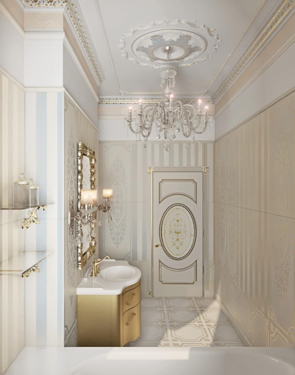 Квартира в роскошном классическом стиле