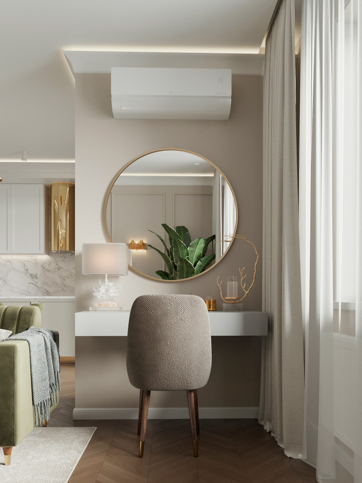 Дизайн проект однокомнатной квартиры в г.Оренбург, жк "Новая высота"