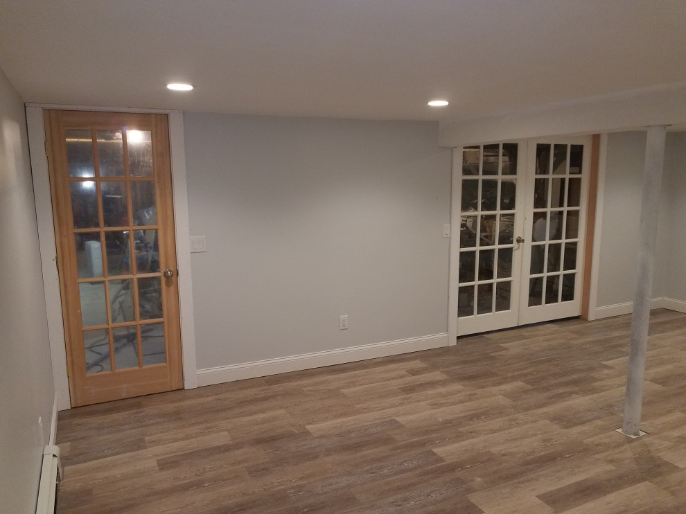 True divided light real wood doors