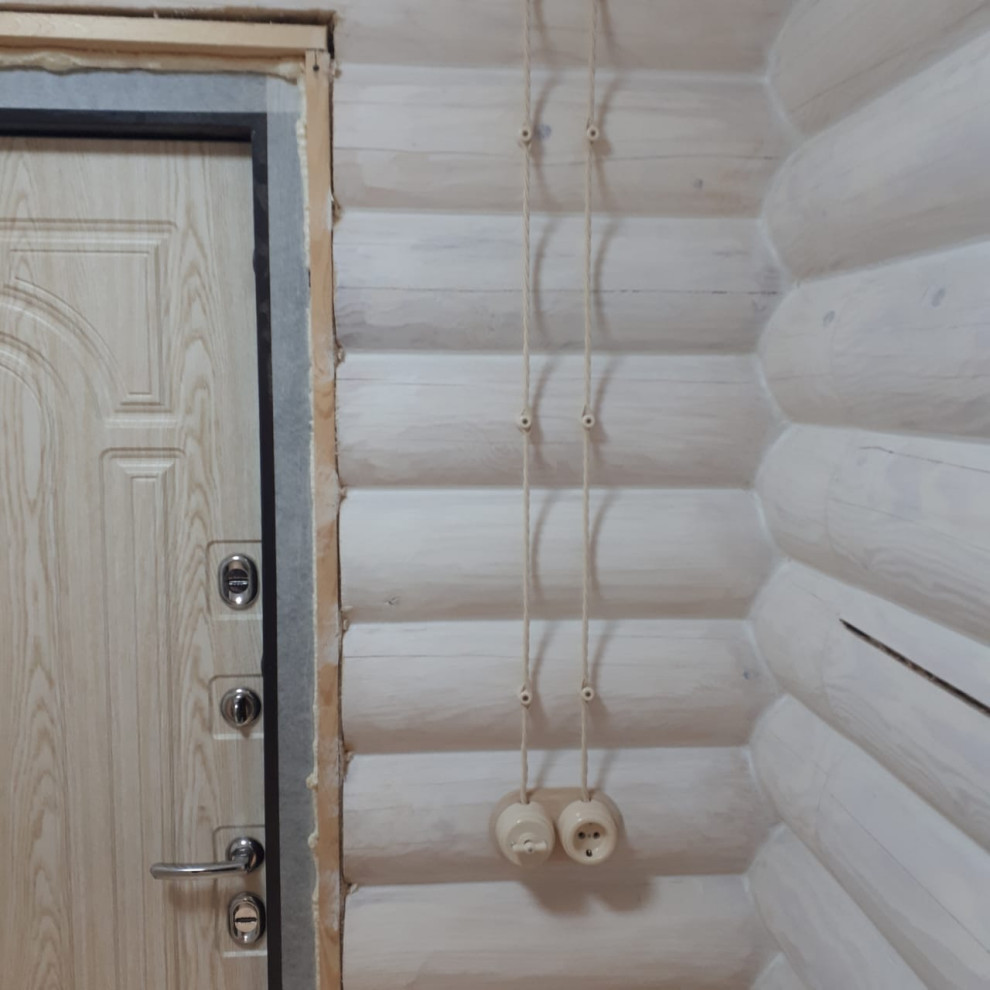 Монтаж электрики в ретро стиле