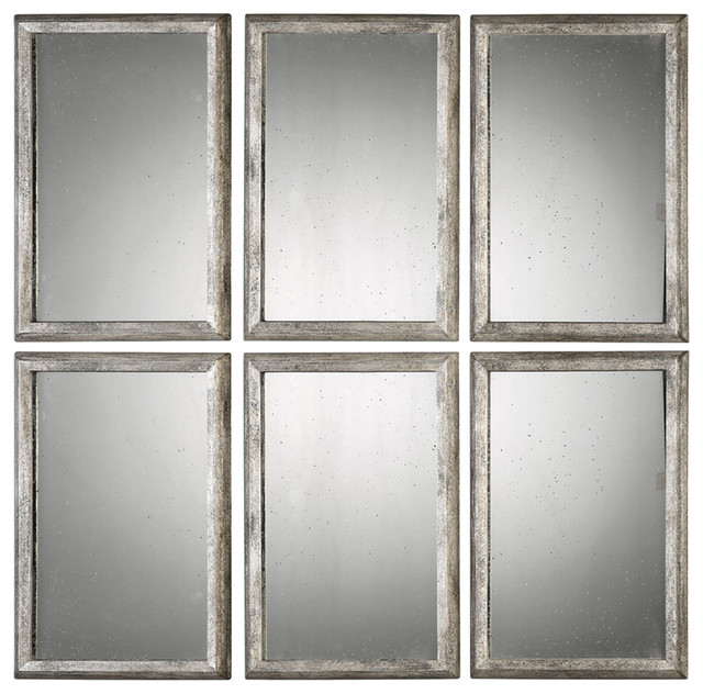 Wall Mirror Set uttermost alcona mirror set of 3 - transitional - wall mirrors Wall Mirror Set uttermost alcona mirror set of 3 - transitional - wall mirrors
