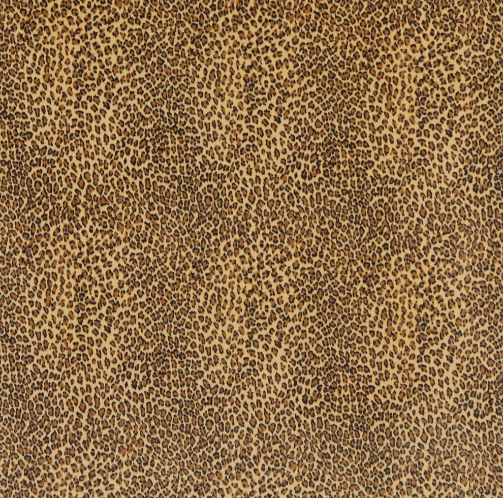 E400 Cheetah Animal Print Microfiber Fabric