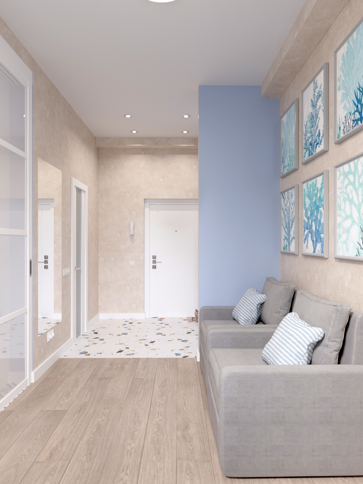 Дизайн квартры-студии в Сочи