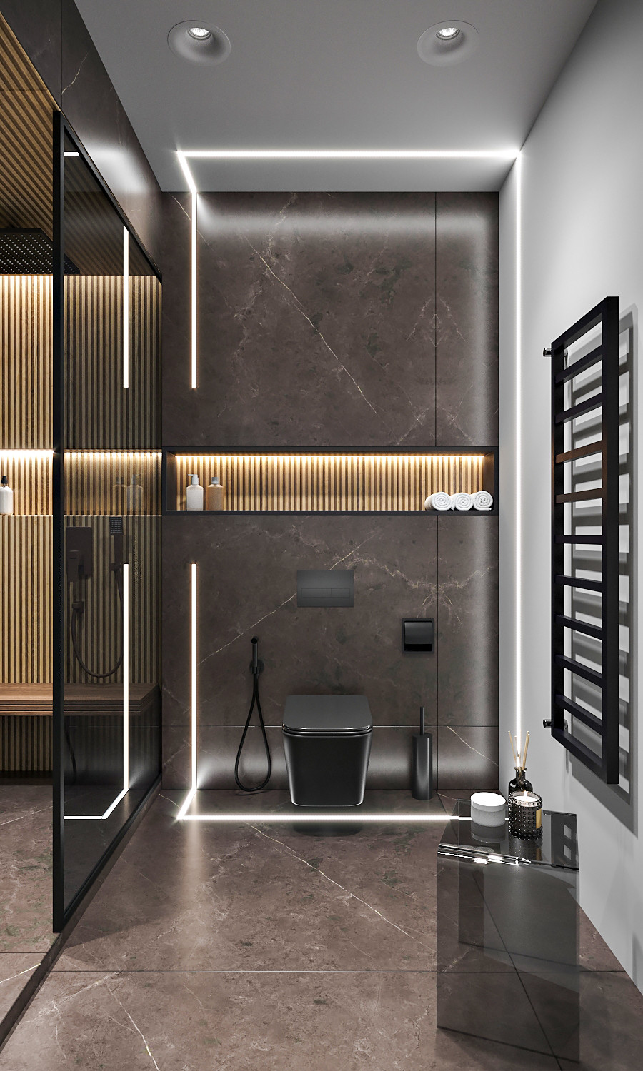 Трехкомнатная квартира на 16 этаже с видом на море, жк Горизонт