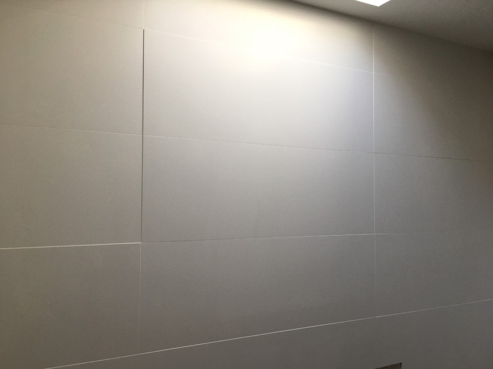 bathroom wall tiles uneven