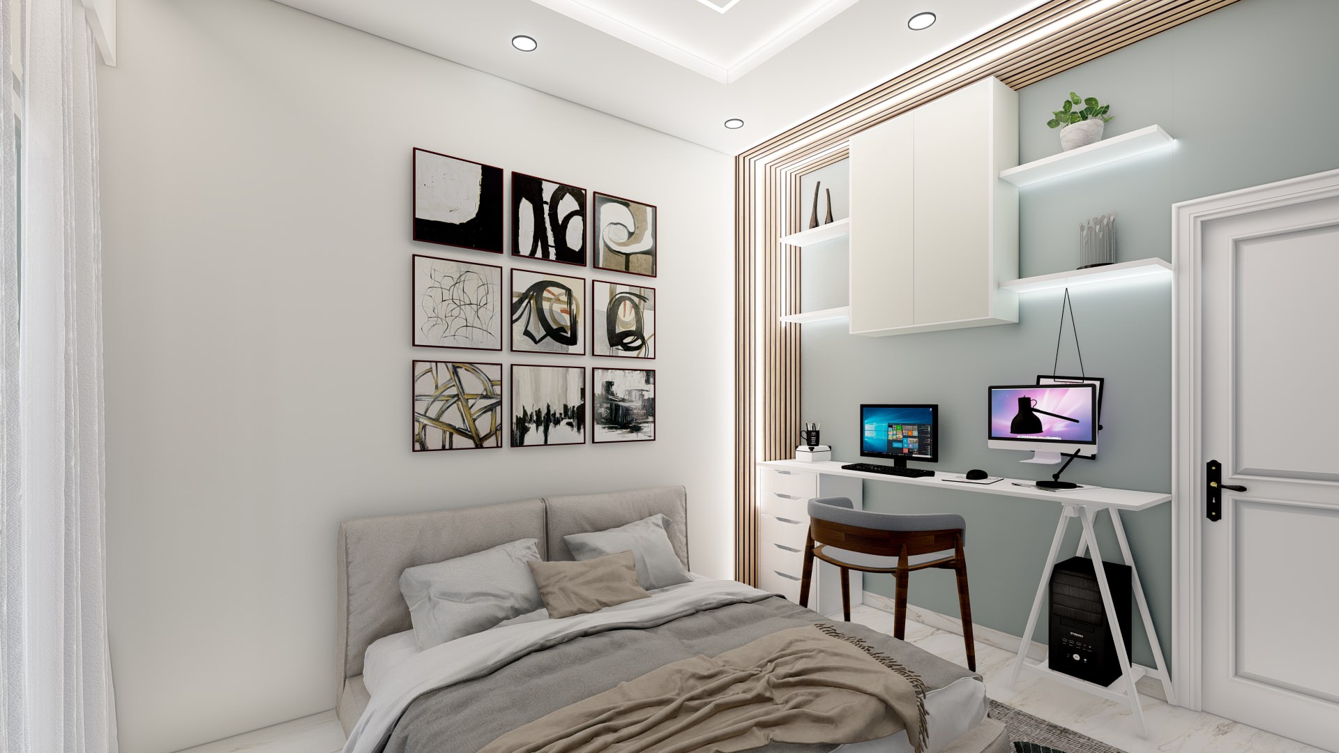 Modern Boys Bedroom Renovation in Westminster