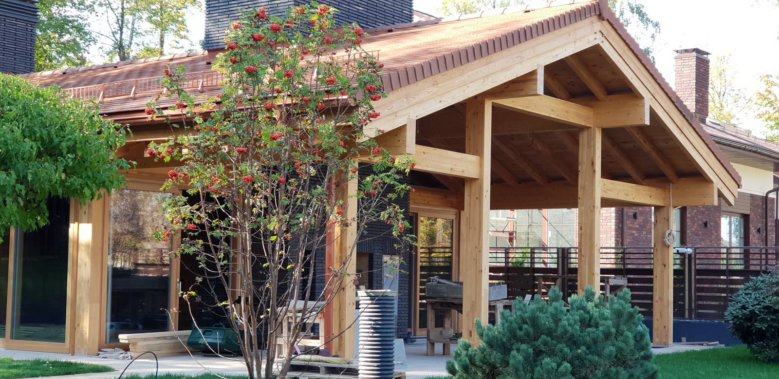 Современный ландшафтный дизайн.