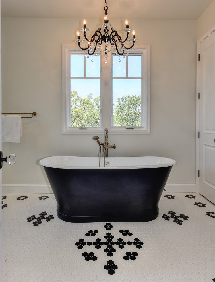 Elegant bathroom photo in Sacramento