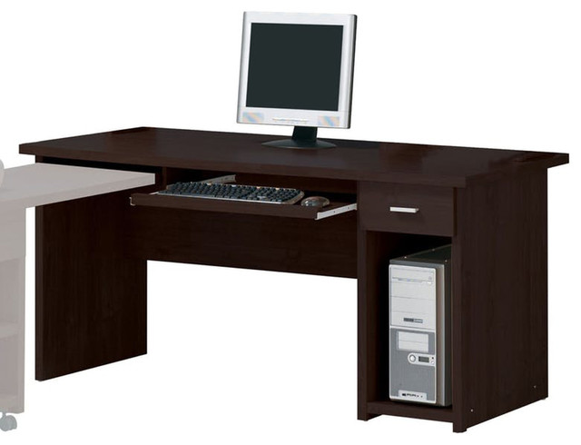 Computer Desk Espresso Transitional Desks And Hutches By Ergode