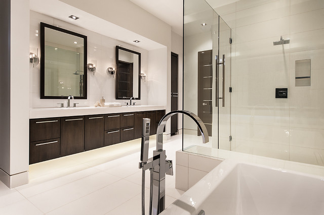 Minimalist Mountainside contemporary-bathroom