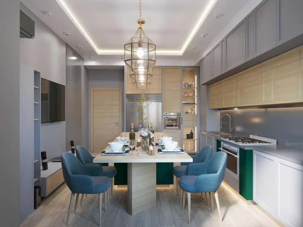 Кухня с яркими акцентами