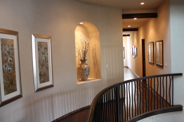 Monroe contemporary-hallway-and-landing