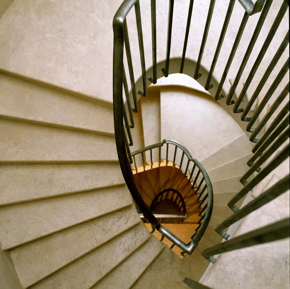 Photo of a large country staircase in London.