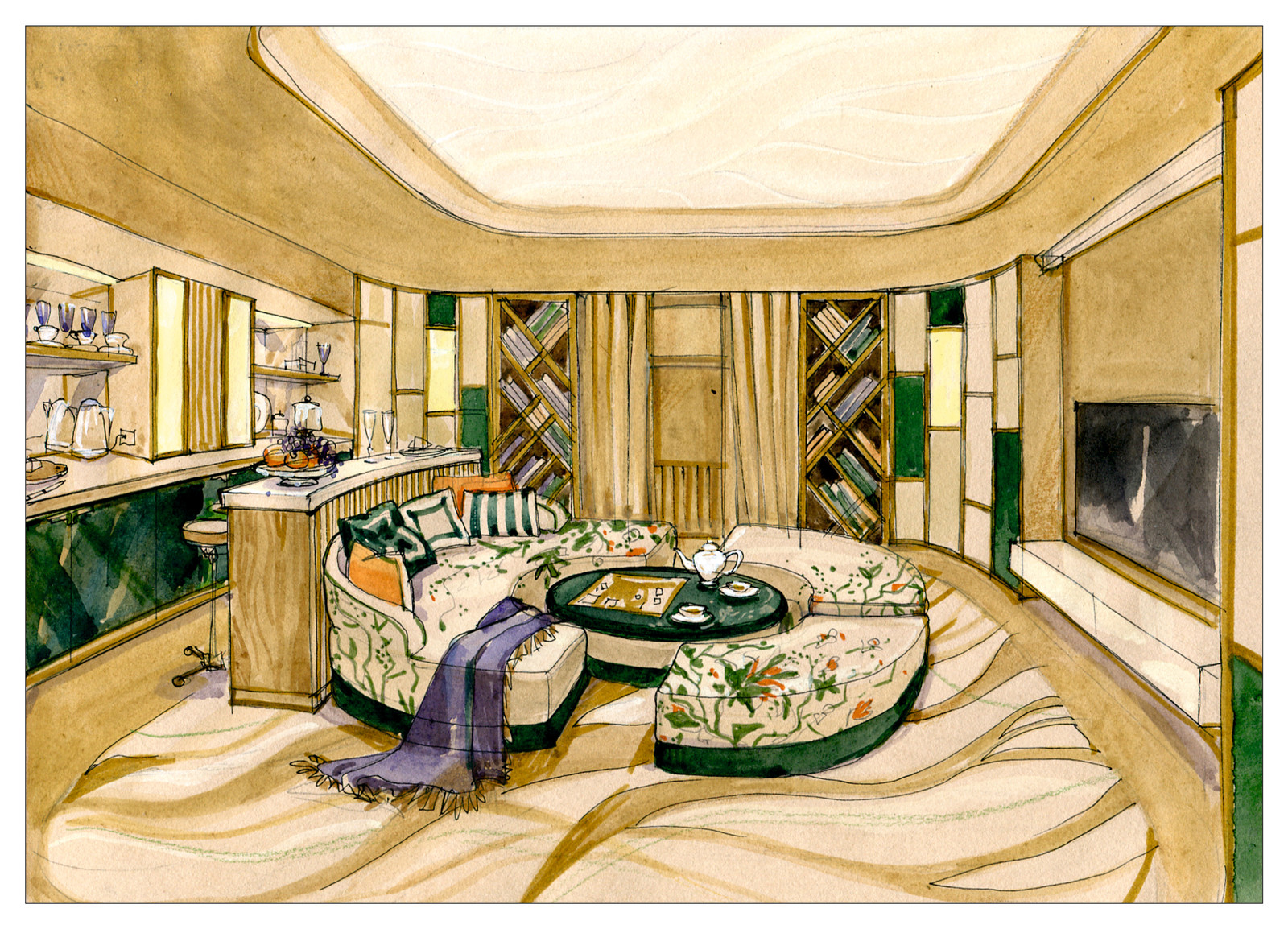 Проект "Гостиная вокруг дивана" для программы Дачный Ответ на НТВ