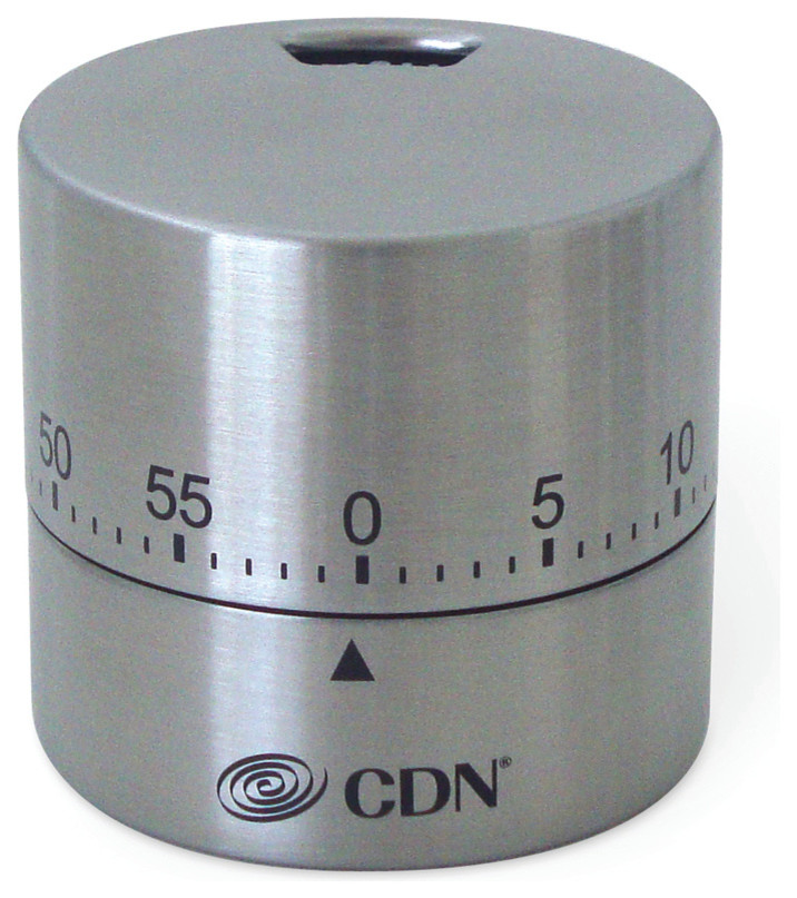 Round Mechanical Timer, Silver