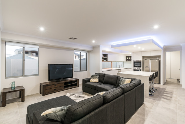 Burns Beach Residence moderne-dagligstue