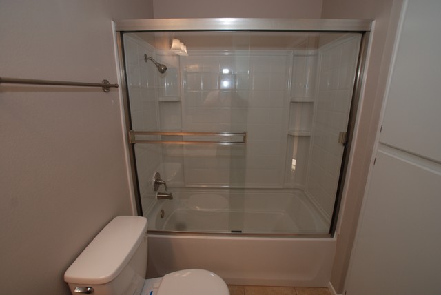 Fiberglass 4 Piece Combo Tub Shower, 4 Piece Bathtub Shower