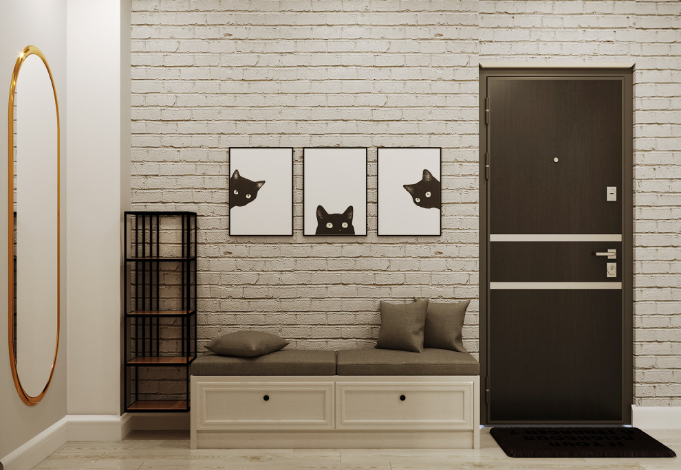 квартира для молодой семьи с ребёнком - прихожая