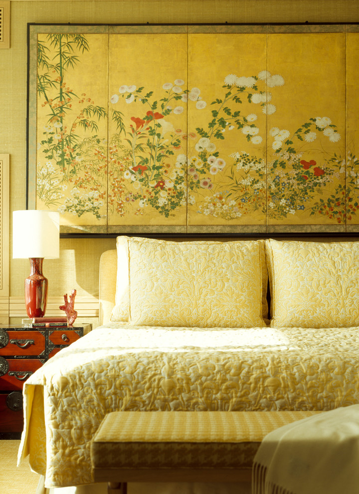 This is an example of an asian bedroom in San Francisco.