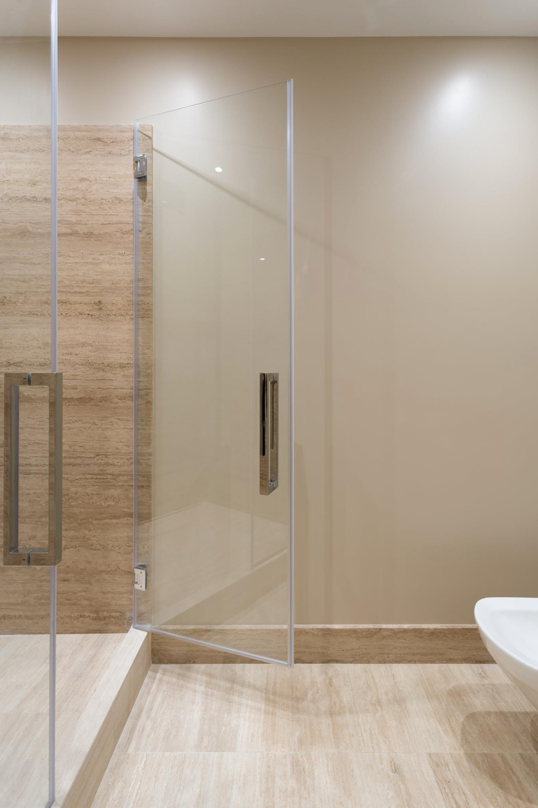 Стеклянные двери  в душевую