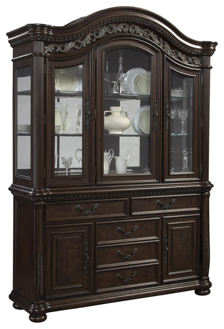 Samuel Lawrence San Marino Buffet With Hutch In Sanibel Veneer