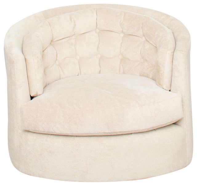 Barrel Lounge Swivel Chair