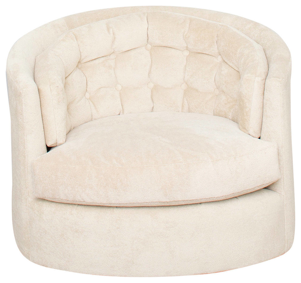 Barrel Lounge Swivel Chair