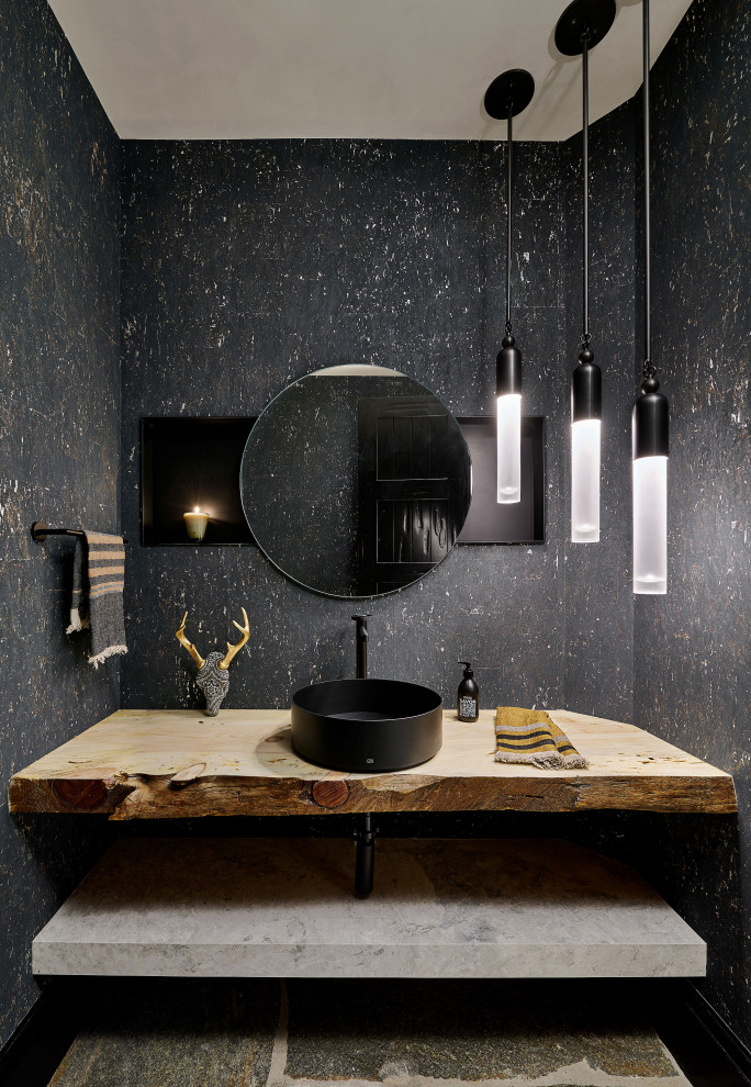 Northstar Preserve - Rustic - Powder Room - Denver - by HFG Design, Inc ...