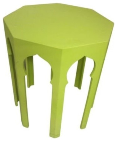 Moroccan Octagonal Accent Table Lime 22 Mediterranean Side Moroccan Octagonal Accent Table Lime 22