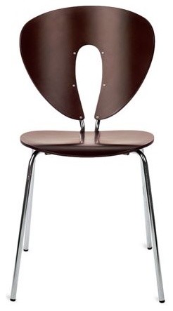 Globus Chair - Wood/Chrome
