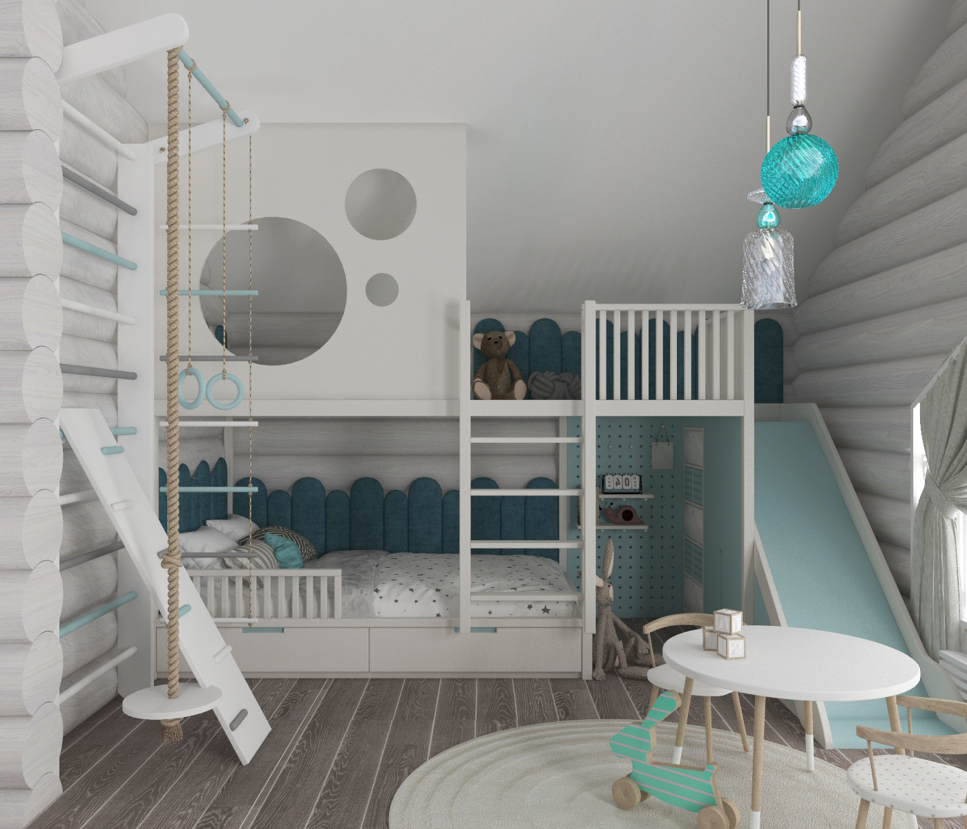 Проект загородного дома из сруба