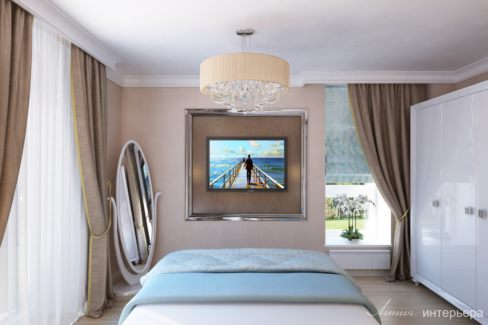 Дизайн квартиры в стиле неоклассика.