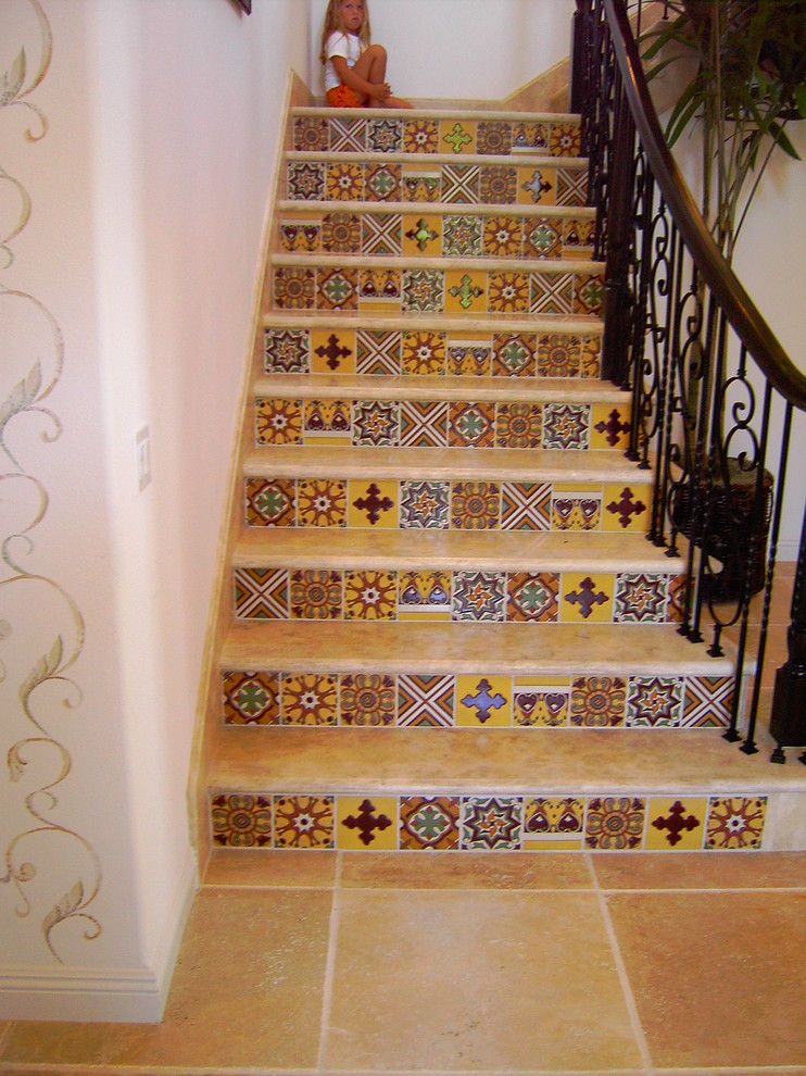 Mediterranean staircase in San Luis Obispo.