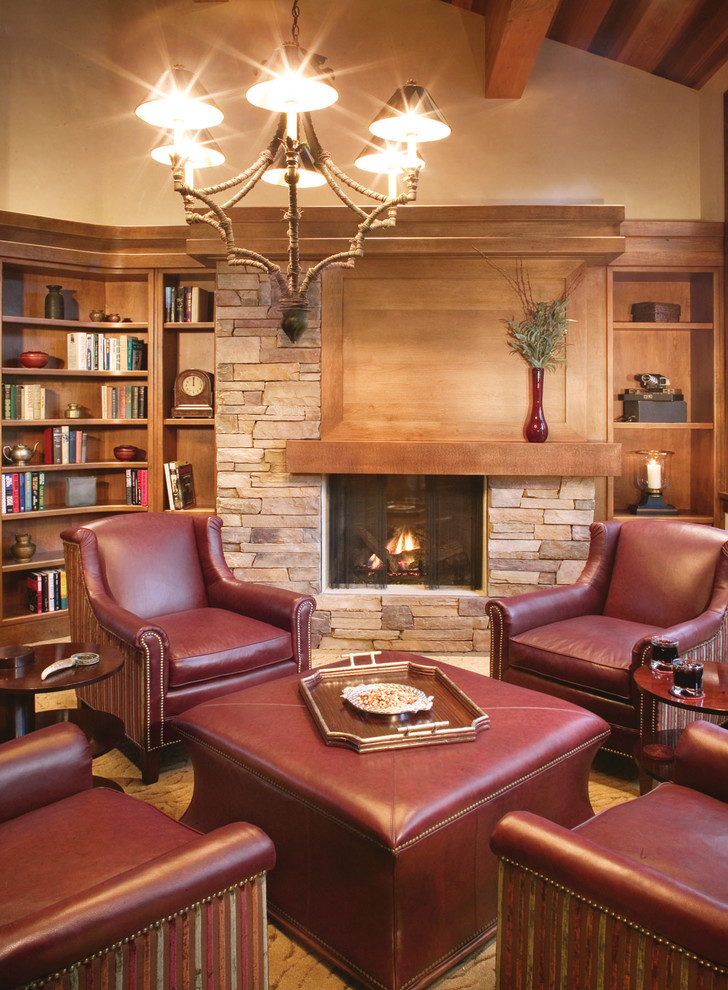 Elegant living room photo in Minneapolis