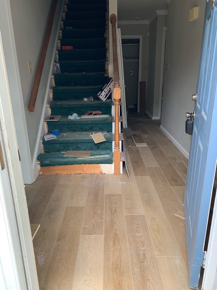 Matching stairs to Provenza LVP flooring