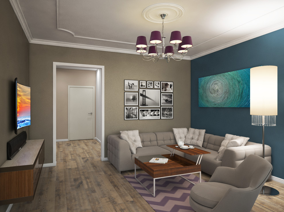 Квартира на ярославском шоссе. Гостиная.