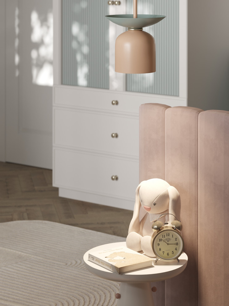 Проект детской комнаты для двух разнополых детей 19 кв.м.