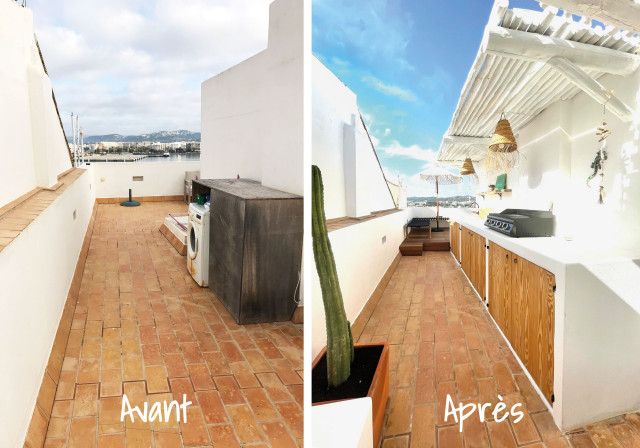 Terrasse avant/apr&egrave;s coastal-deck