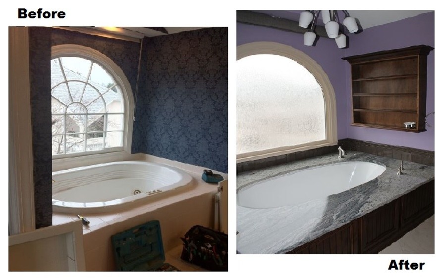 Before and After - Bathrooms