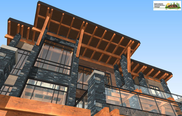 Samuelson Timberframe Design contemporary