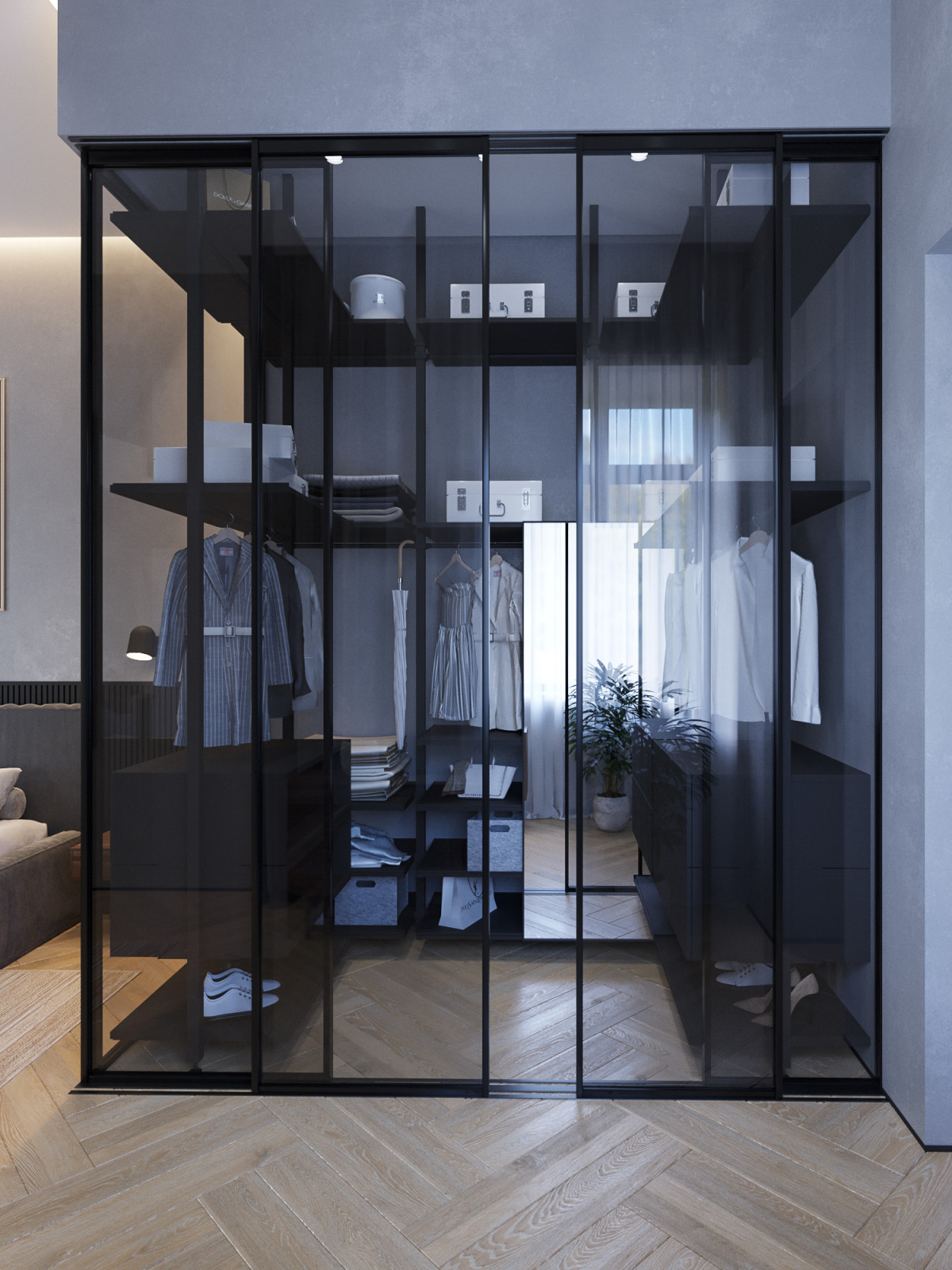 Серый минимализм в центре Петербурга