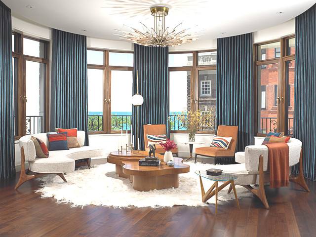 Chicago Townhouse trendy-dagligstue