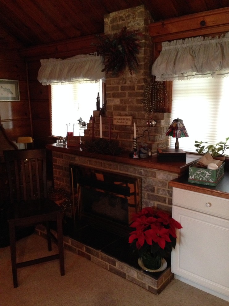 Before Photos: Harrisburg Kitchen with Plenty of Extra Storage, as well as Seati