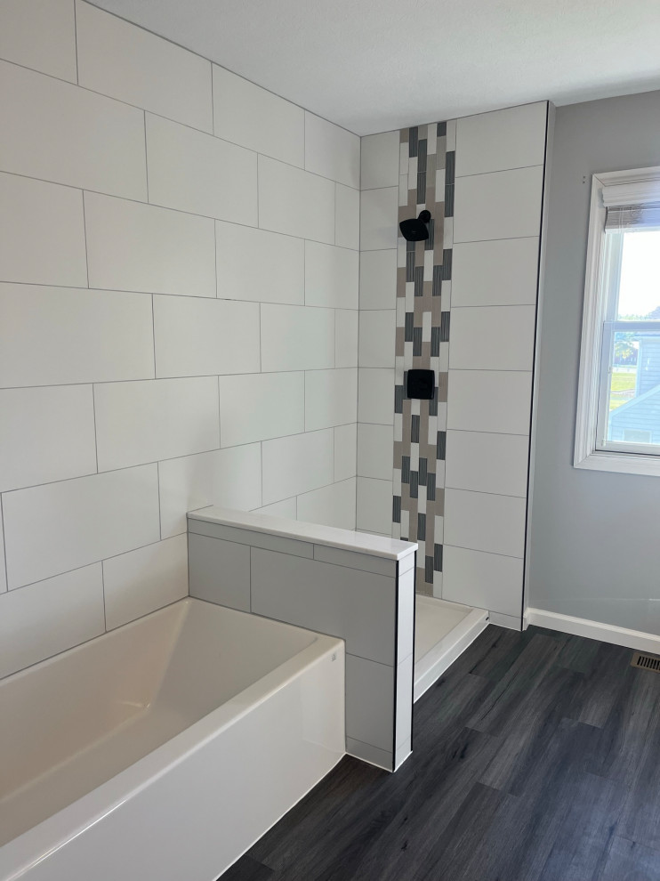 Waterfall Accent Bathroom