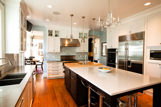 Transitional Glam Kitchen traditional-kitchen