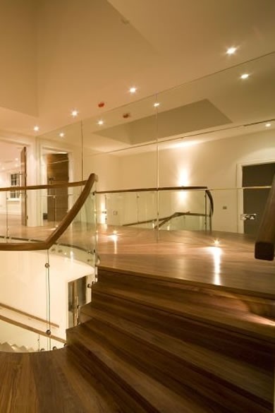 Inspiration for a modern hallway in Surrey.