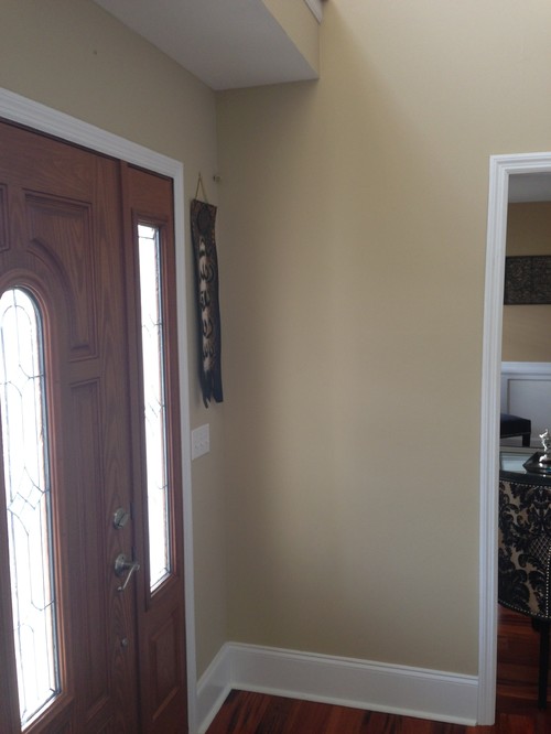 Need help decorating a small foyer wall.
