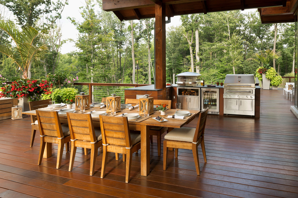 Country deck in Cleveland.