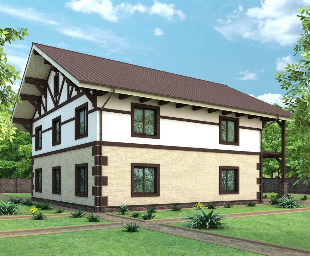 Визуализация фасада 3D